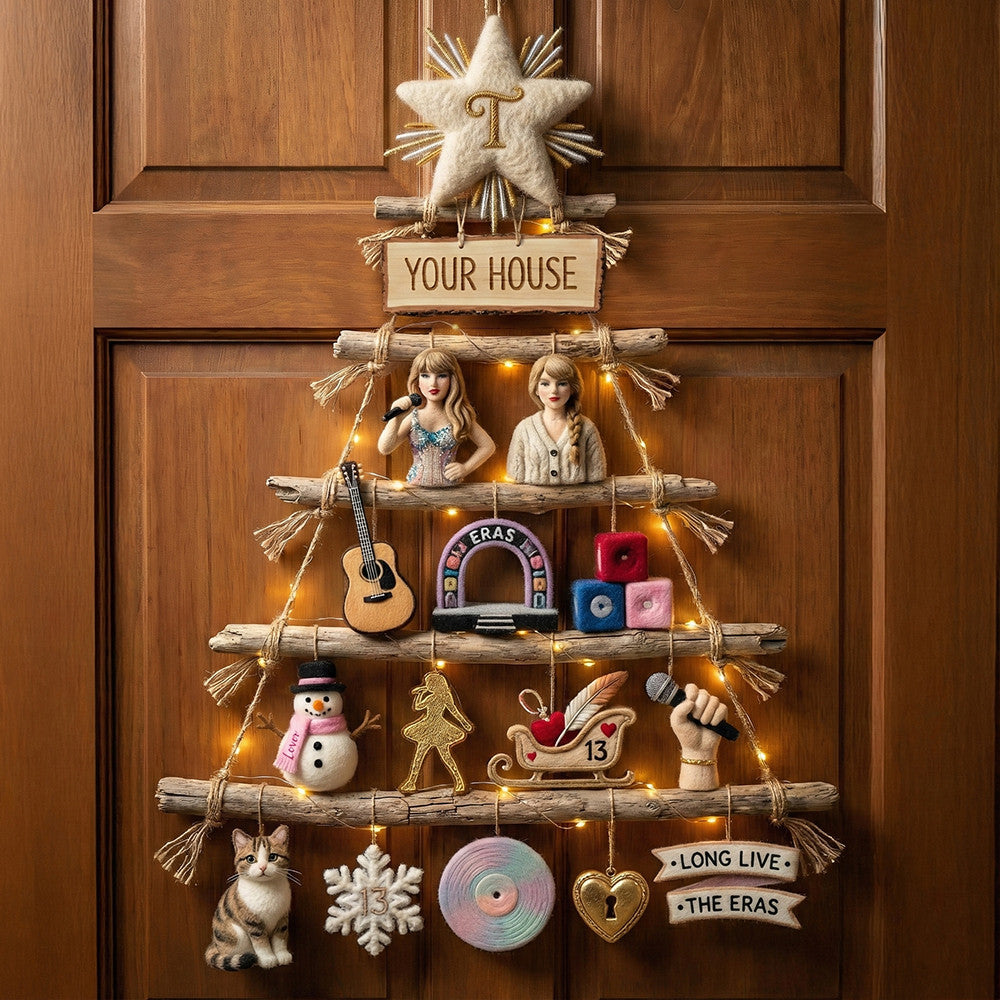Premium TLSW Rustic Christmas Wall Tree NTD