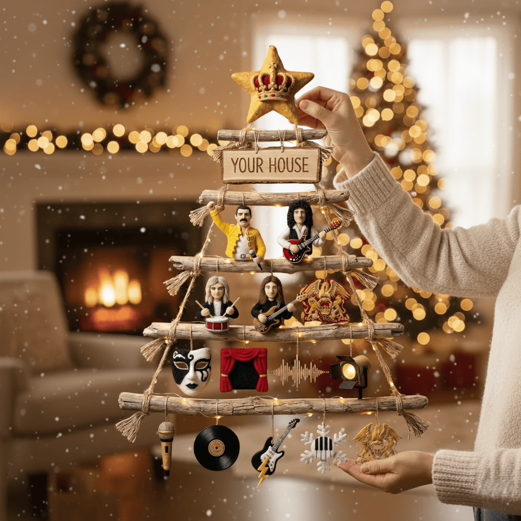 Premium QNN Rustic Christmas Wall Tree NTD