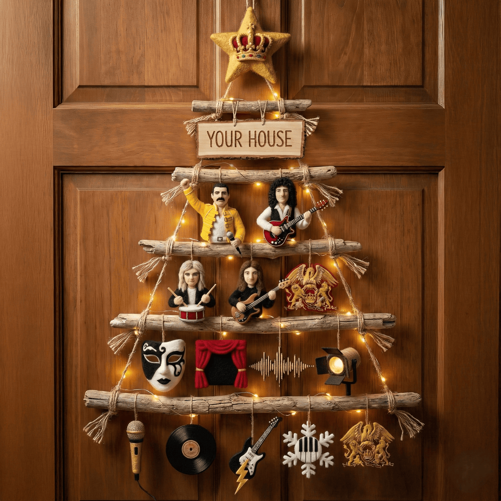Premium QNN Rustic Christmas Wall Tree NTD