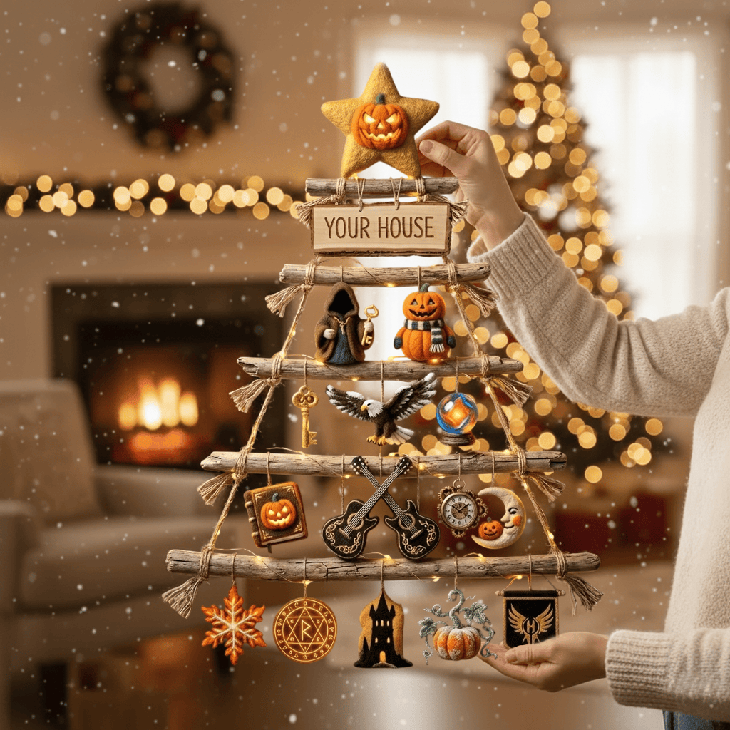 Premium HLWB Rustic Christmas Wall Tree NTD