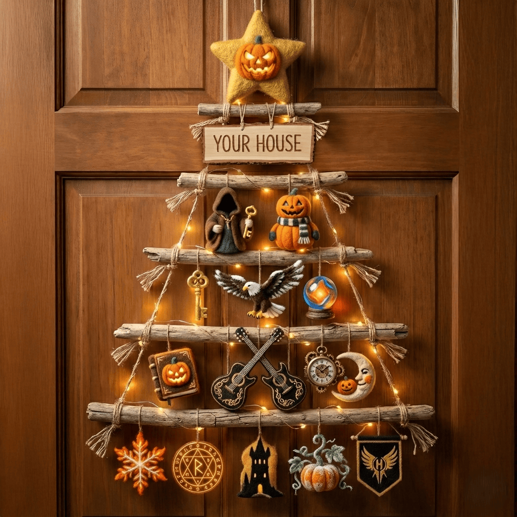 Premium HLWB Rustic Christmas Wall Tree NTD