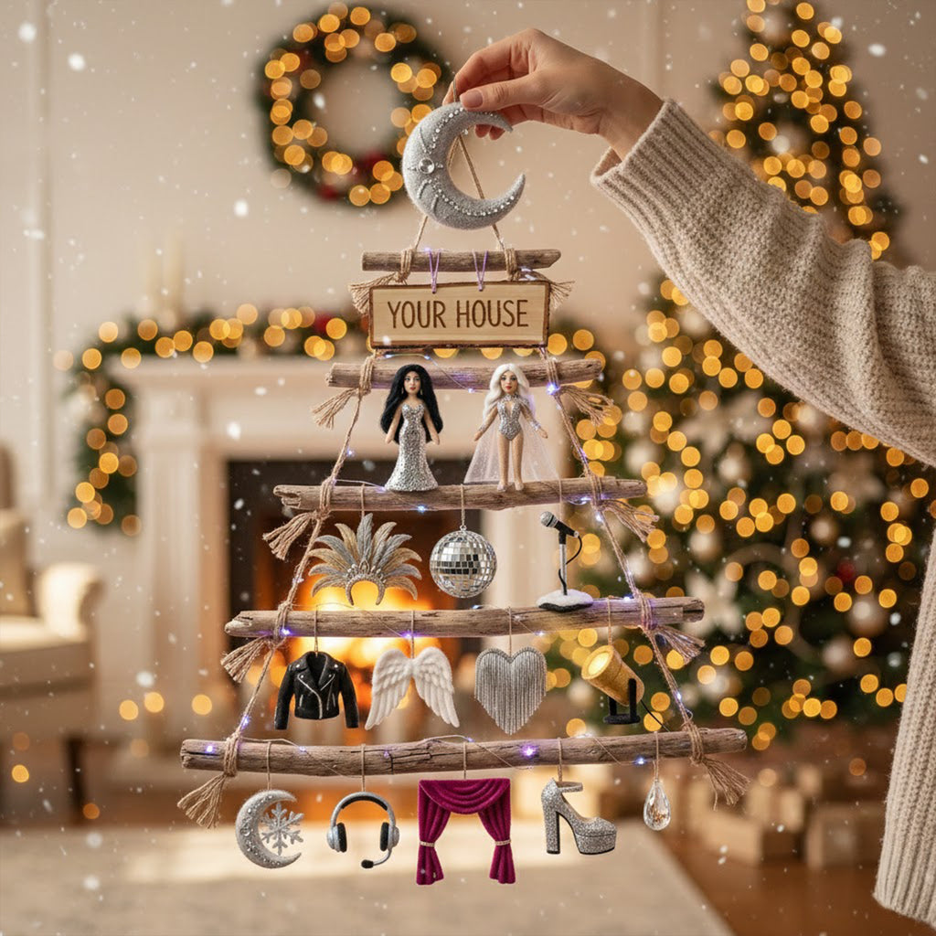 Premium CHER Rustic Christmas Wall Tree NTD