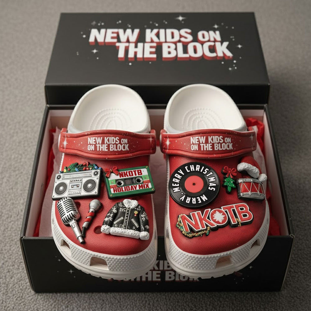 NKOTB Premium Christmas Clogs TNSM