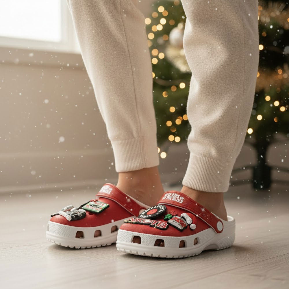 NKOTB Premium Christmas Clogs TNSM