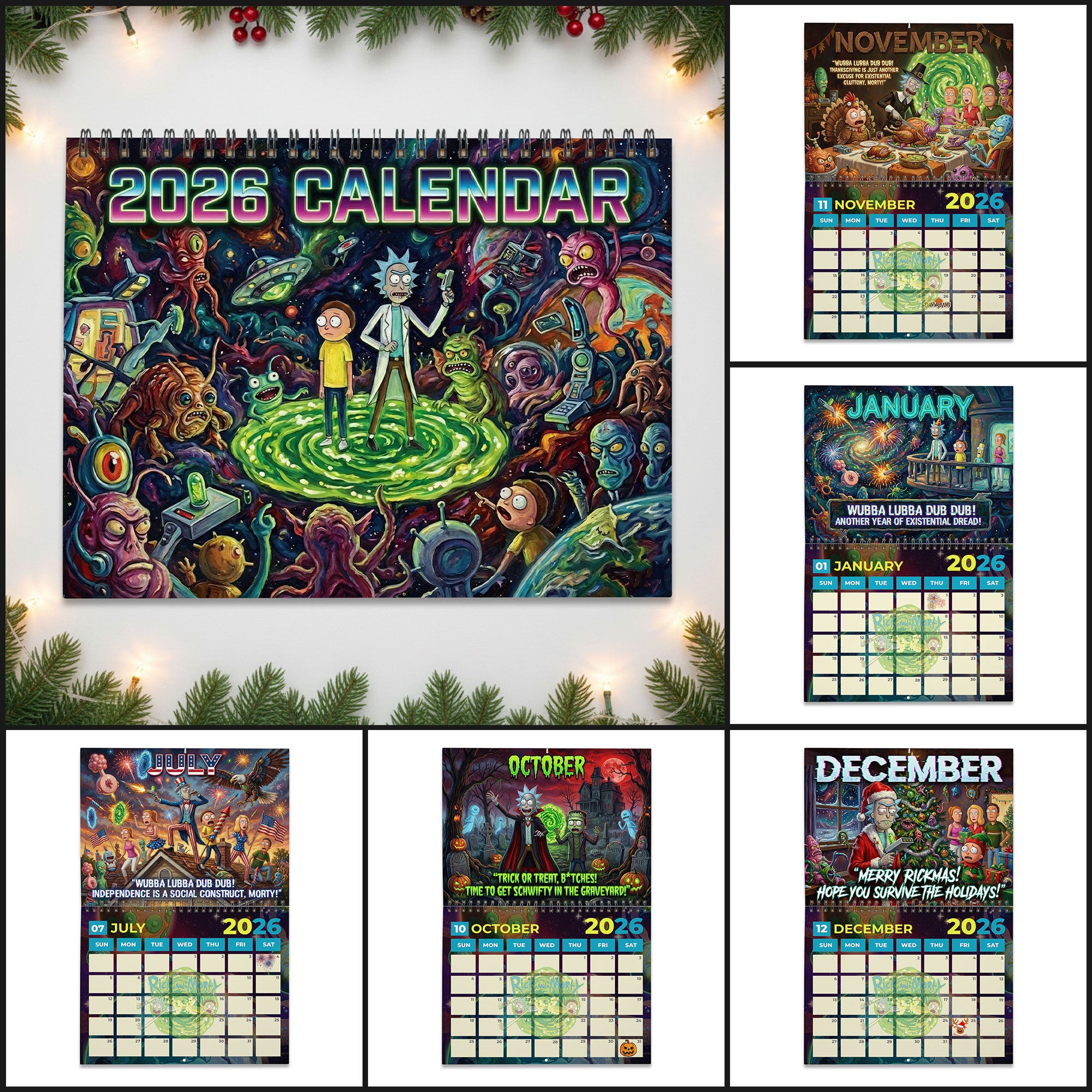 PREMIUM RICKM 2026 CALENDAR TNSM