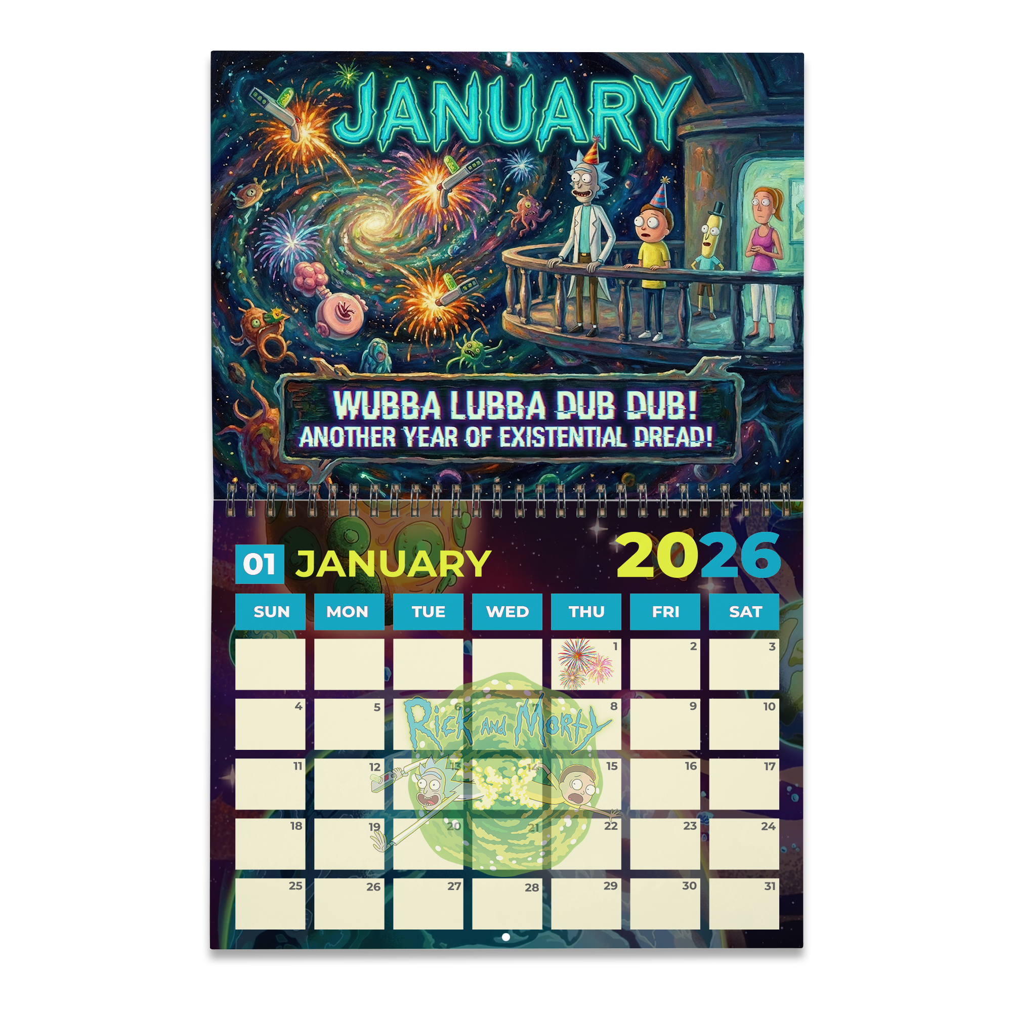 PREMIUM RICKM 2026 CALENDAR TNSM