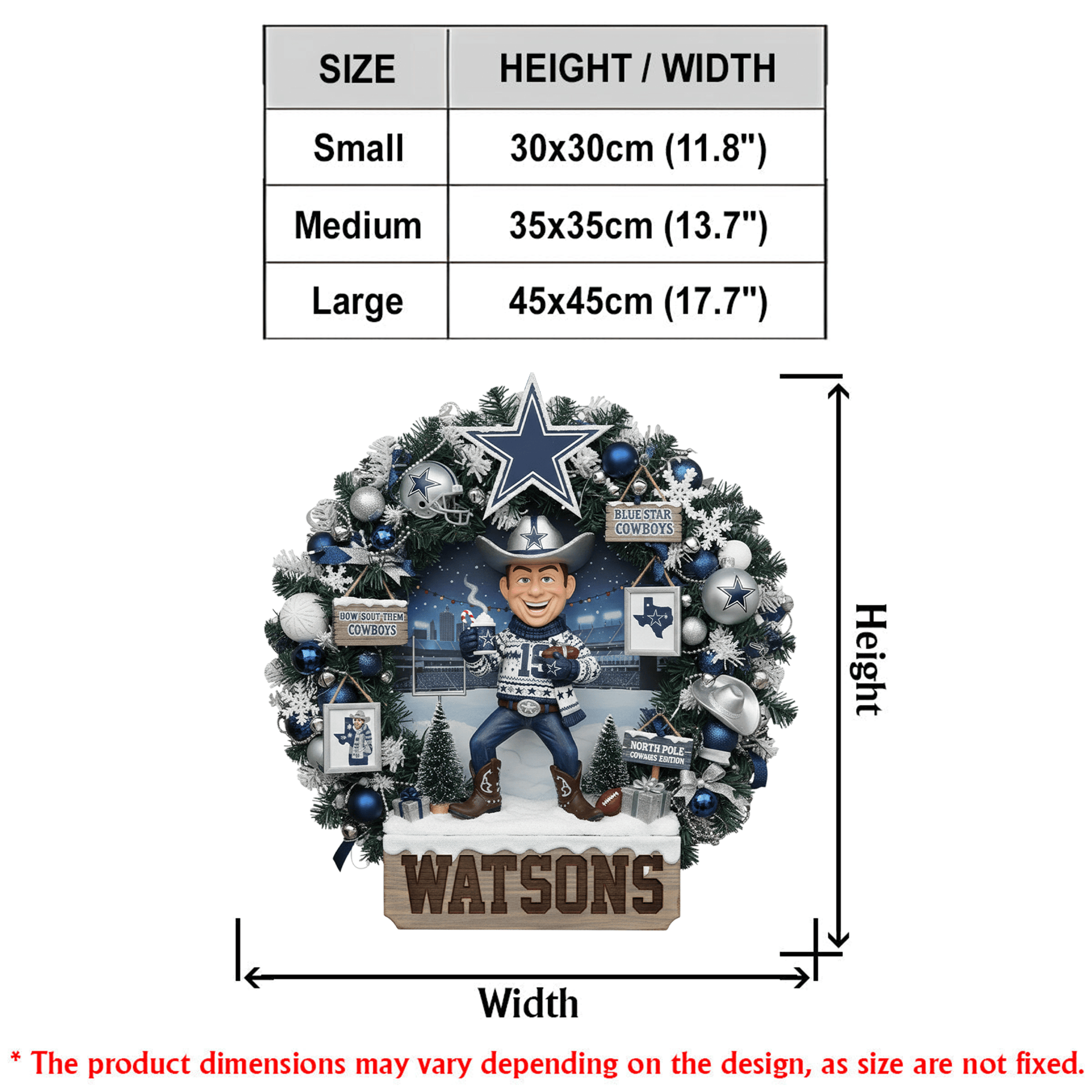 DLCB Decorative Wreath LNTH