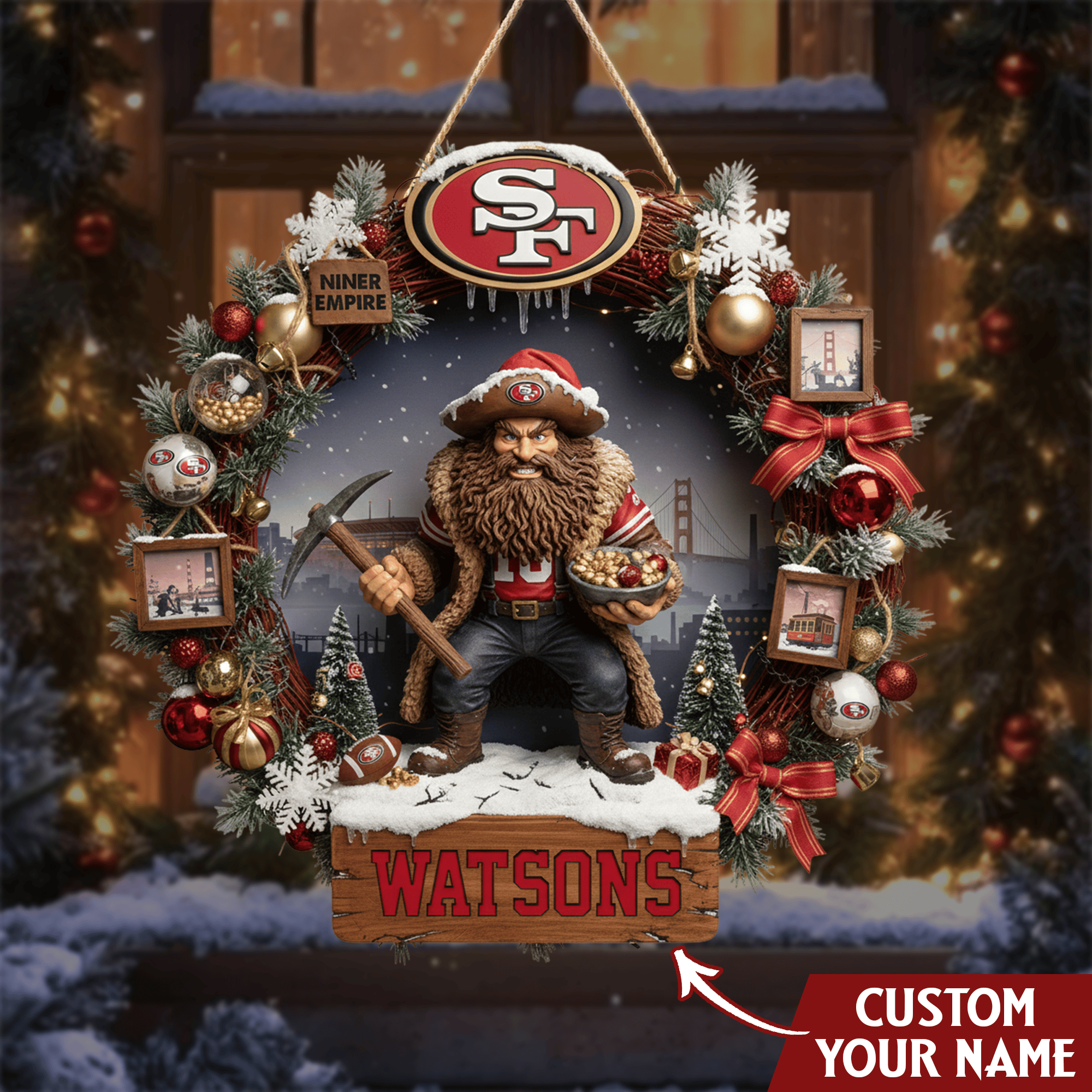 SF49 Christmas Wreath LNTH
