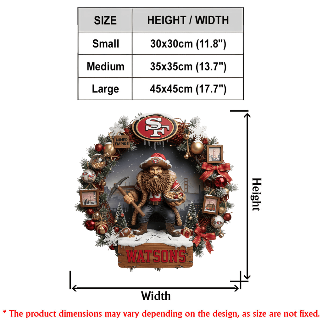 SF49 Christmas Wreath LNTH