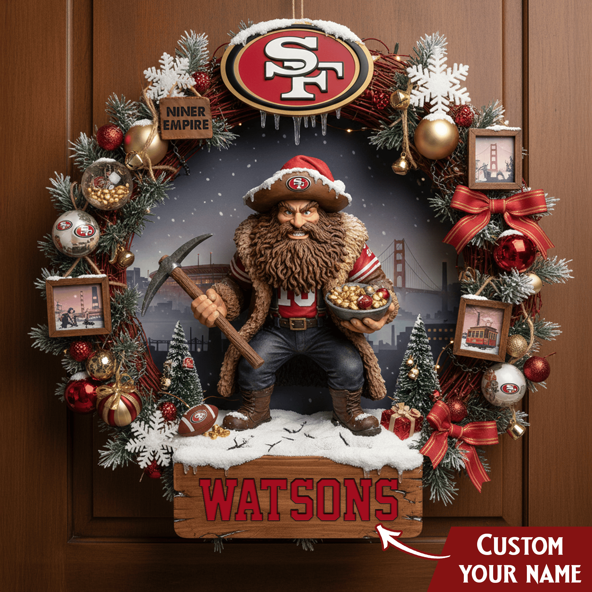 SF49 Christmas Wreath LNTH