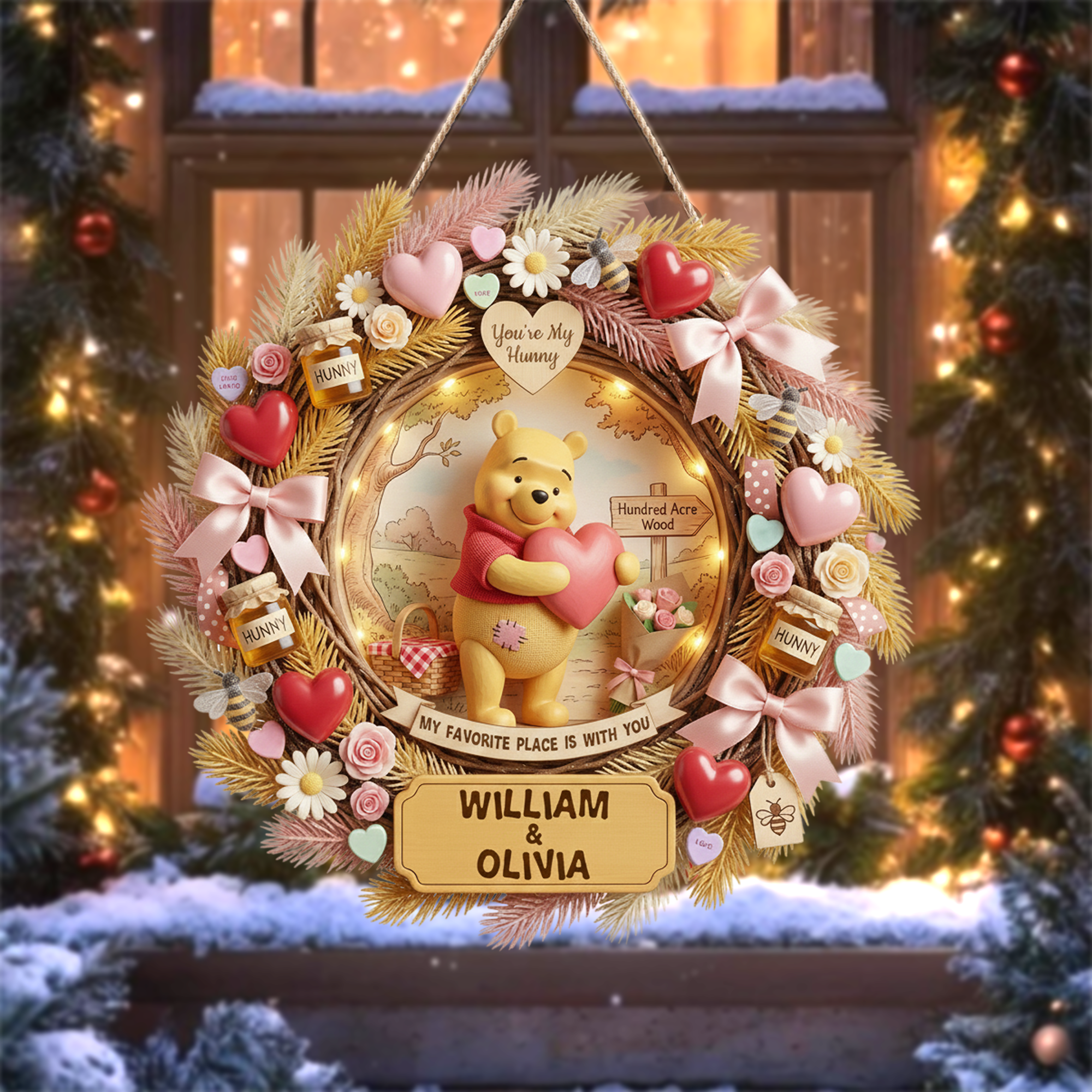 WNTP Decorative Wreath LNTH