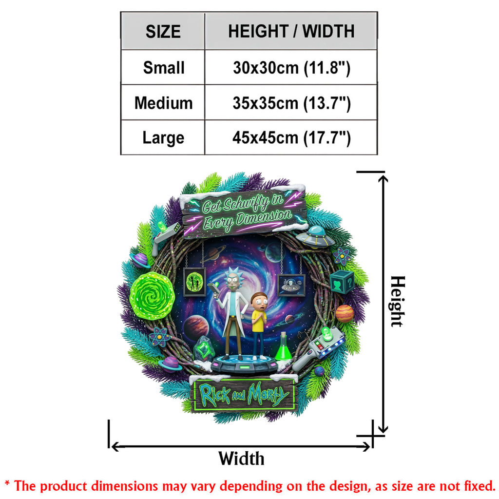 RICKM Decorative Wreath LNTH