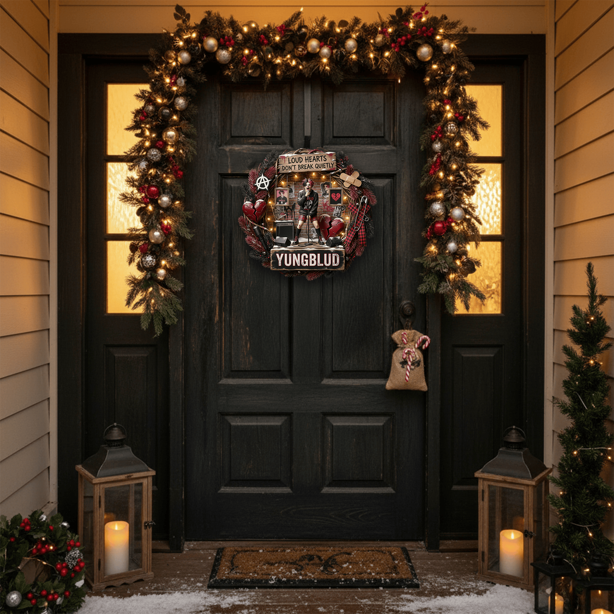 YBD Decorative Wreath LNTH