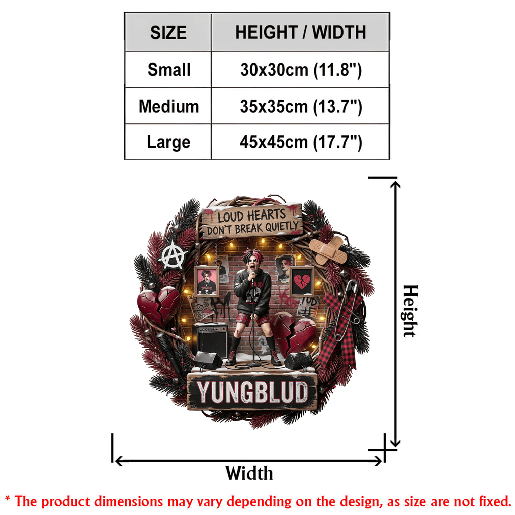 YBD Decorative Wreath LNTH