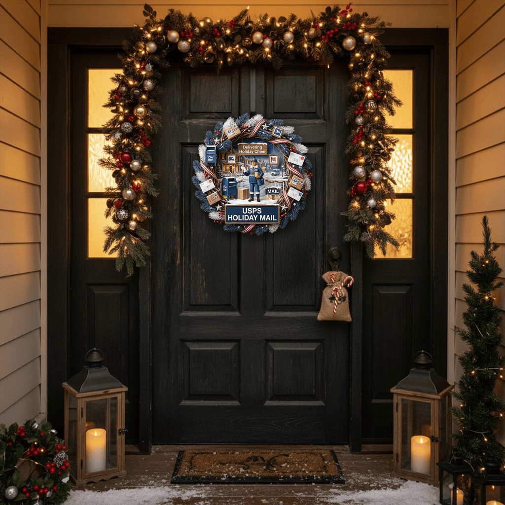 USPS Decorative Wreath LNTH