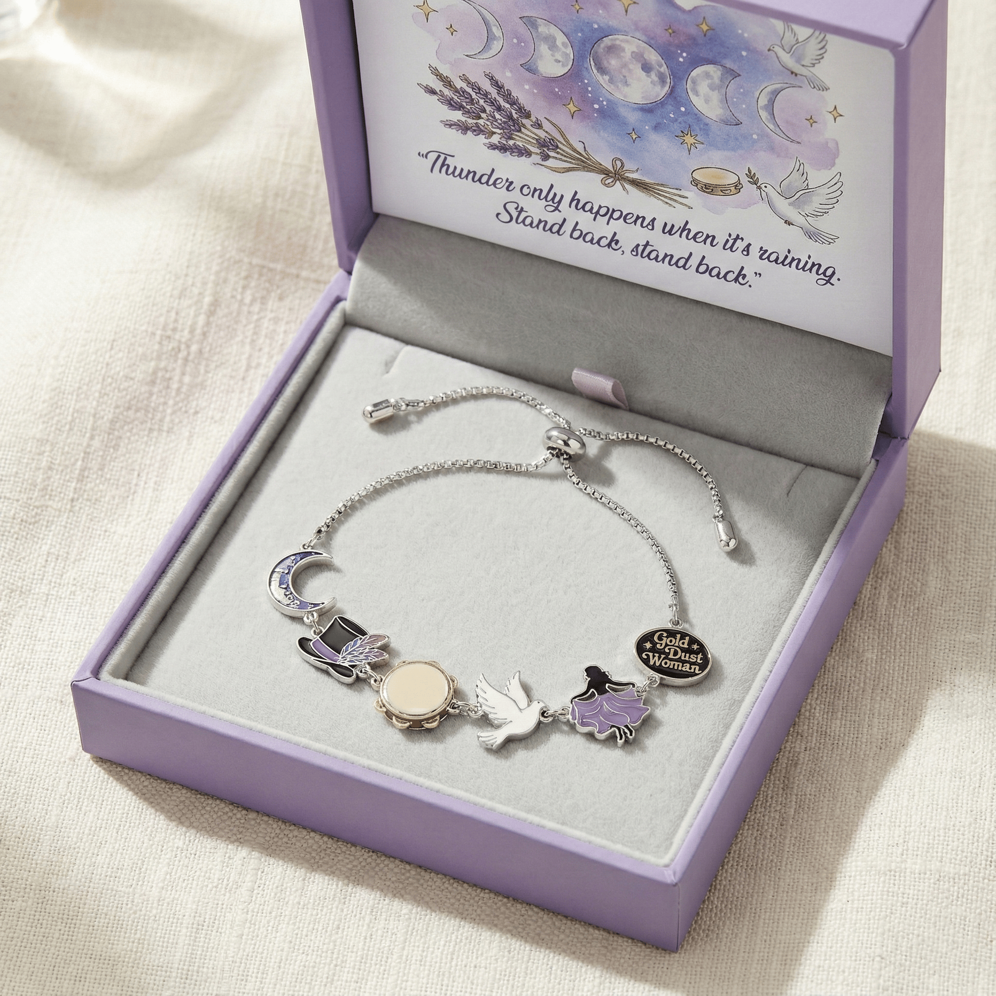 STNK Adjustable Charm Bracelet HTTT