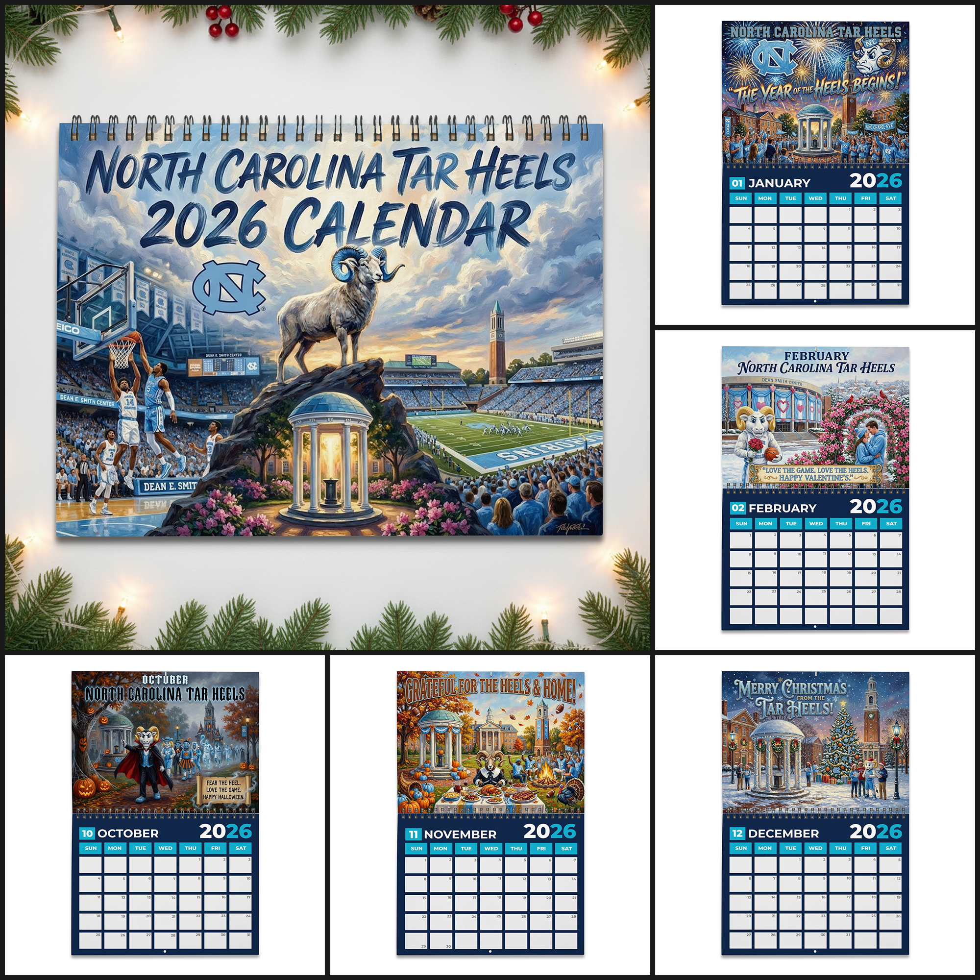 PREMIUM UNC 2026 CALENDAR LNTH