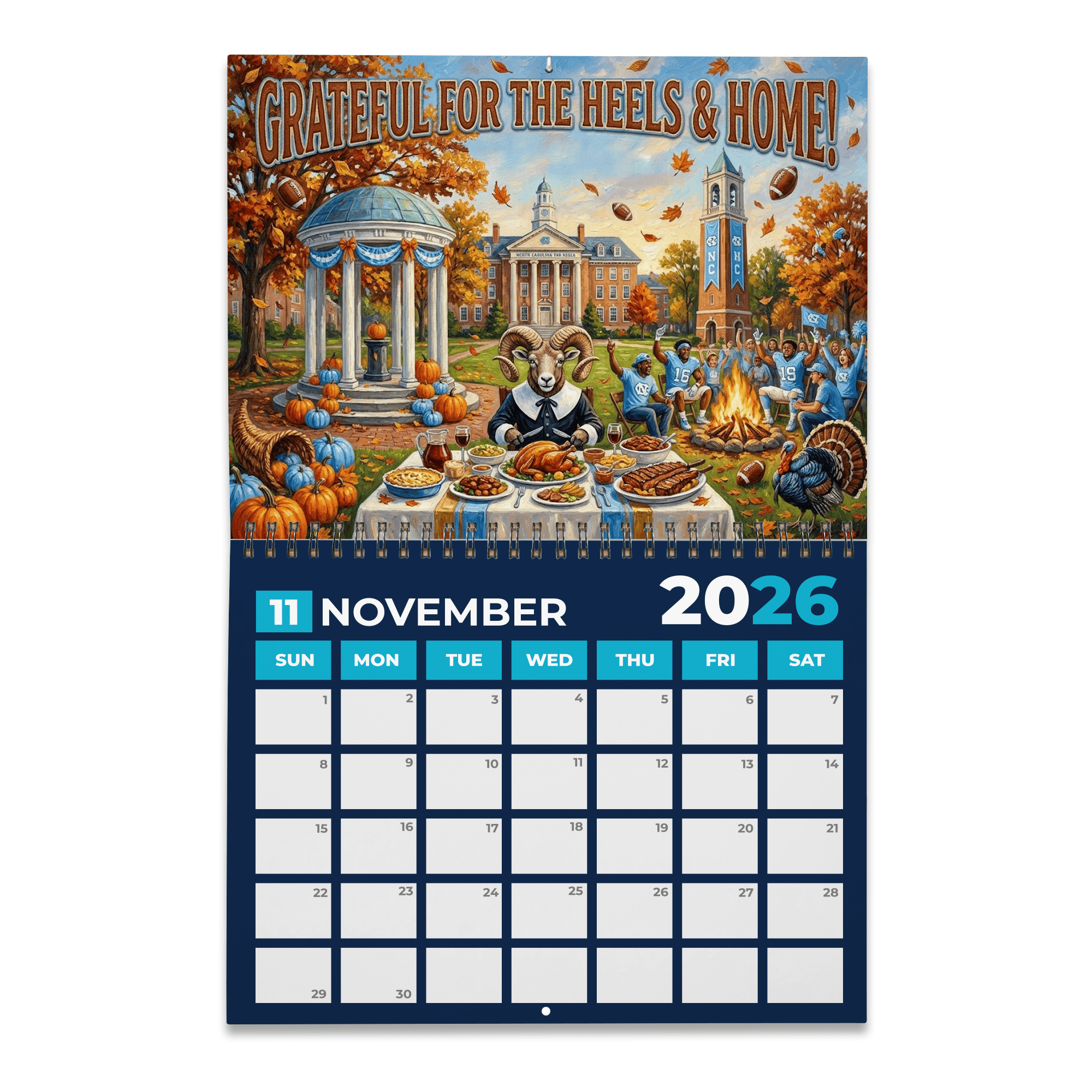 PREMIUM UNC 2026 CALENDAR LNTH