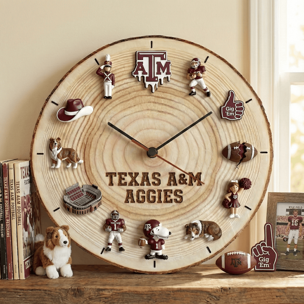 TAMA Wooden Wall Clock HTTT