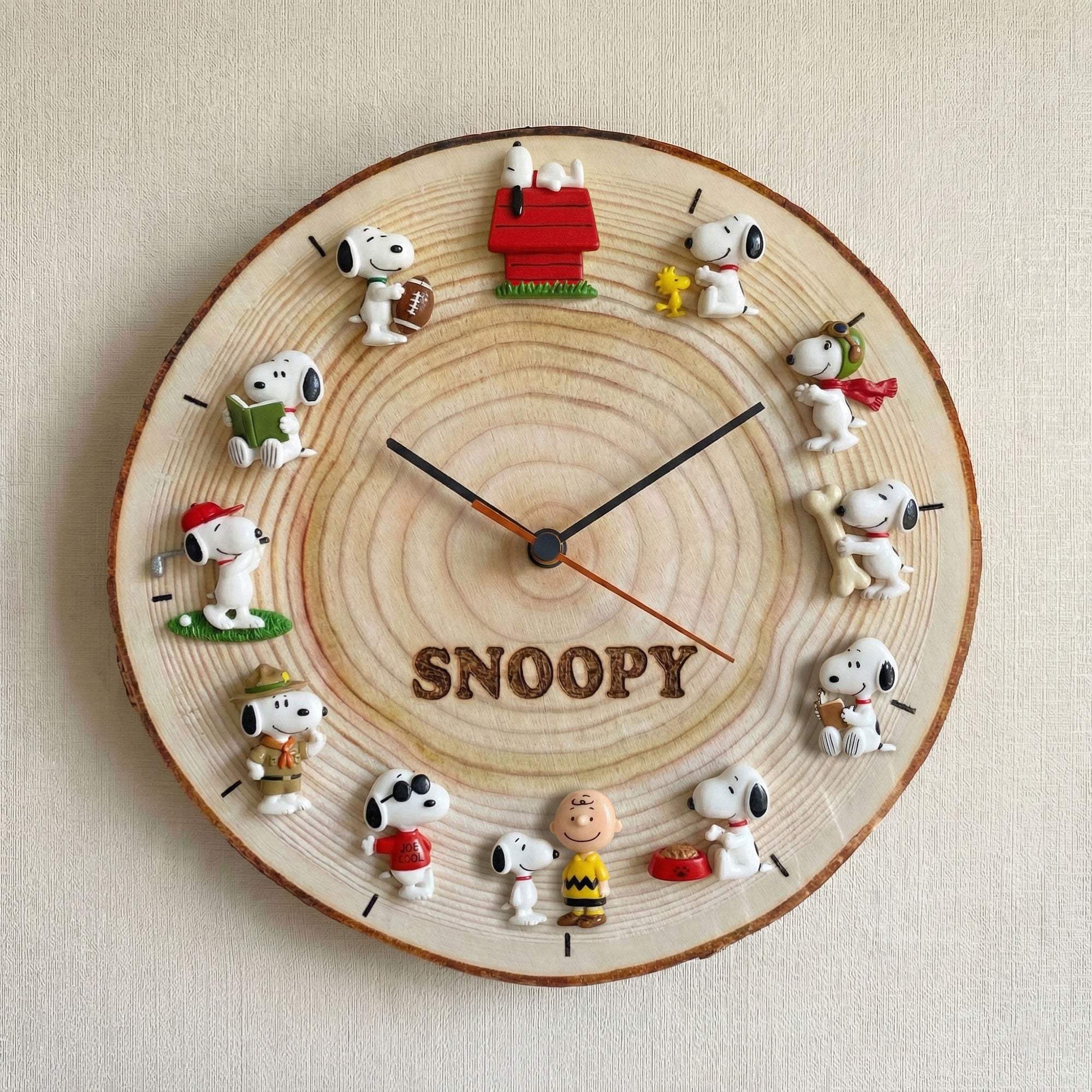SNPY Wooden Wall Clock HTTT