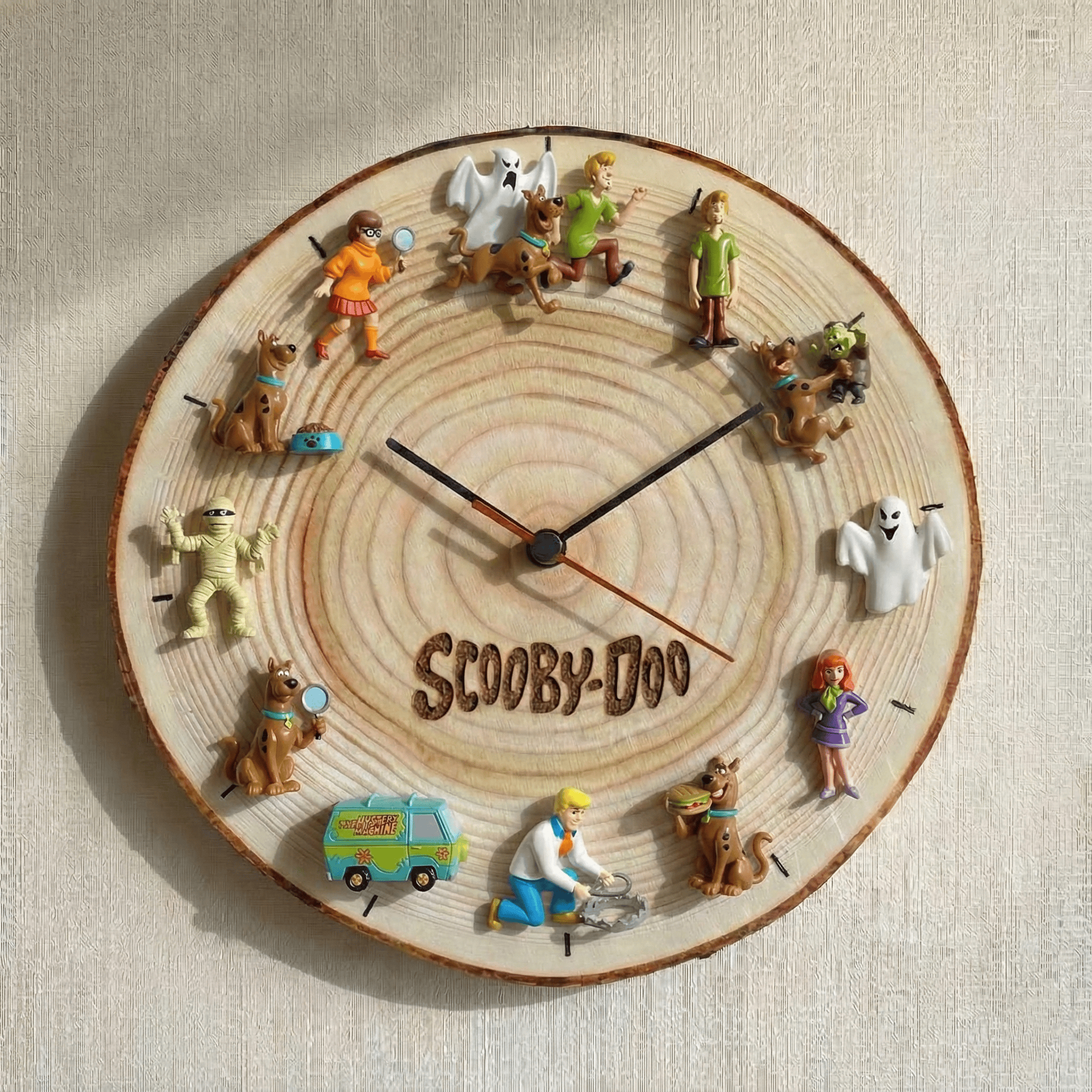 SCBD Wooden Wall Clock HTTT