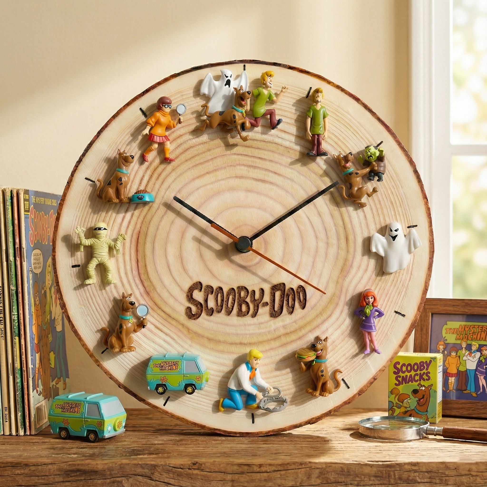 SCBD Wooden Wall Clock HTTT