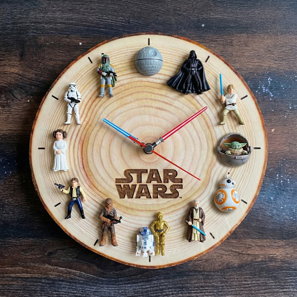 STW Wooden Wall Clock HTTT