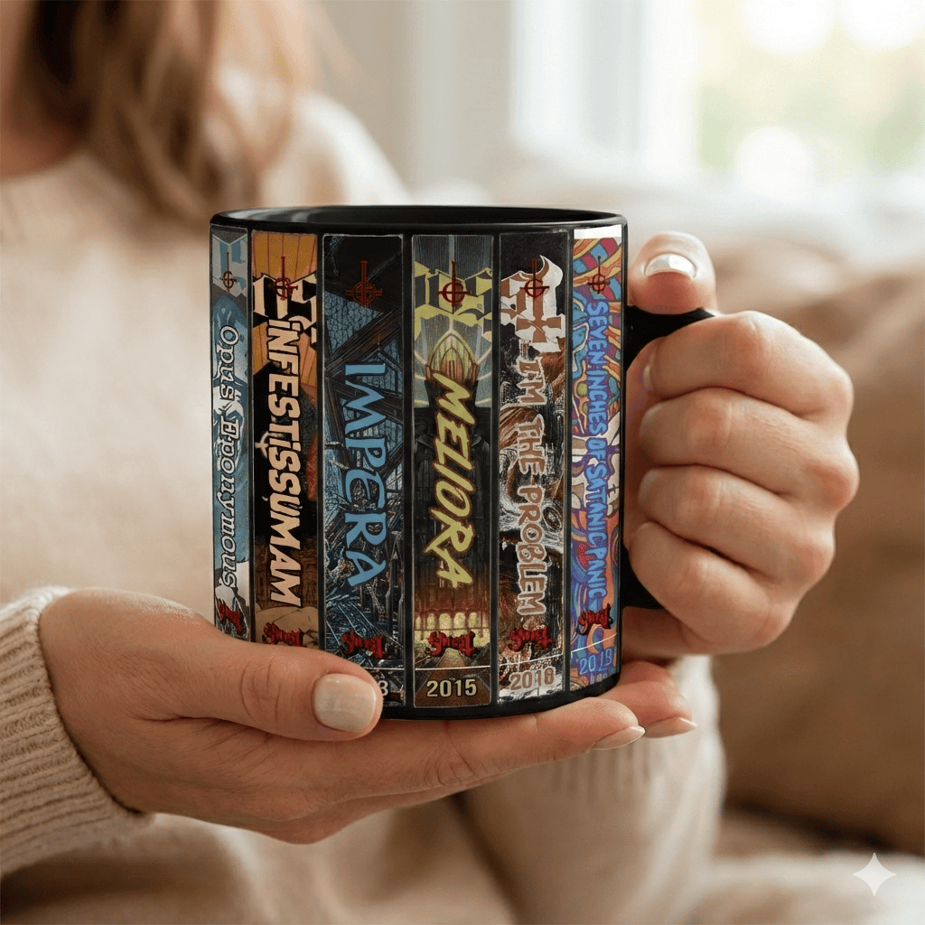 Premium GHB Albums Cassette Collection Retro Accent Mug DAT