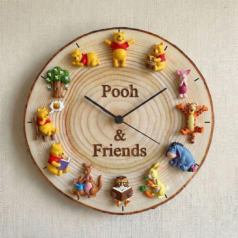 WNTP Wooden Wall Clock HTTT