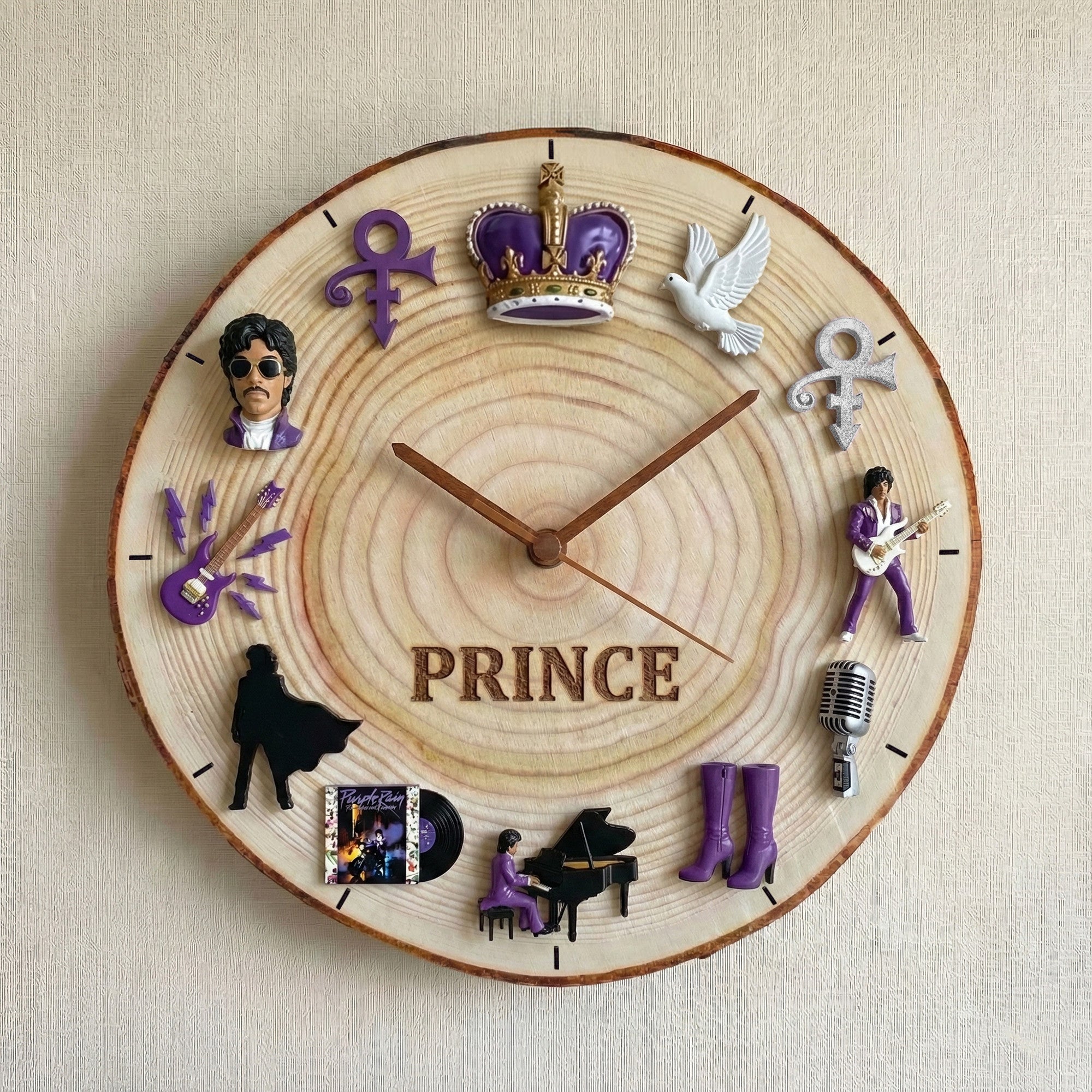 PRCE Wooden Wall Clock HTTT