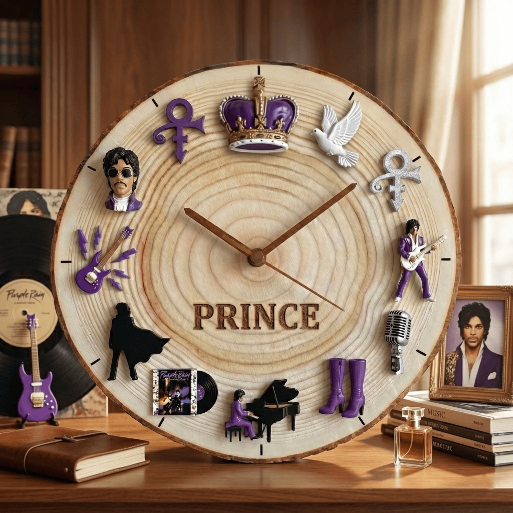 PRCE Wooden Wall Clock HTTT