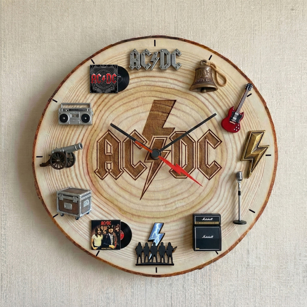 ACD Wooden Wall Clock HTTT