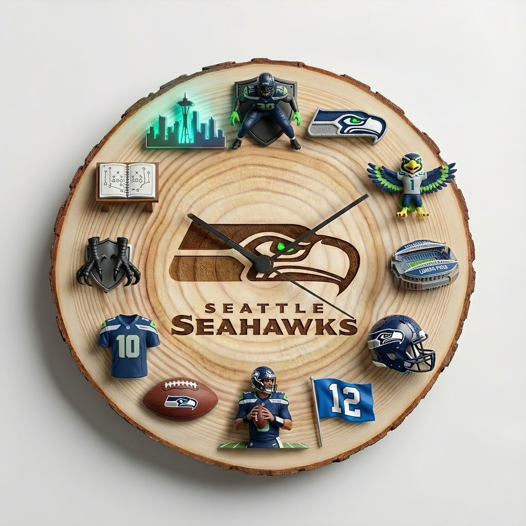 Premium STSH Wooden Wall Clock TNSM