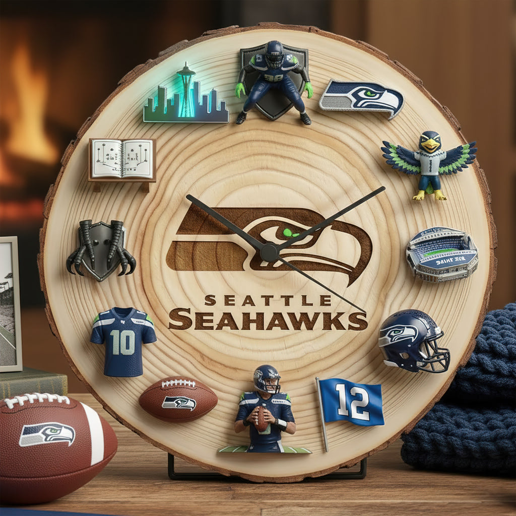 Premium STSH Wooden Wall Clock TNSM
