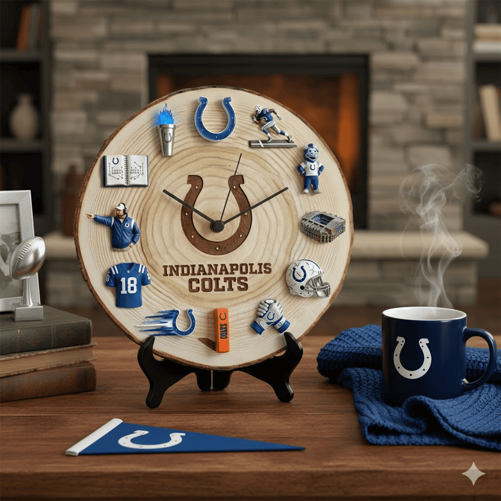 Premium IDC Wooden Wall Clock TNSM