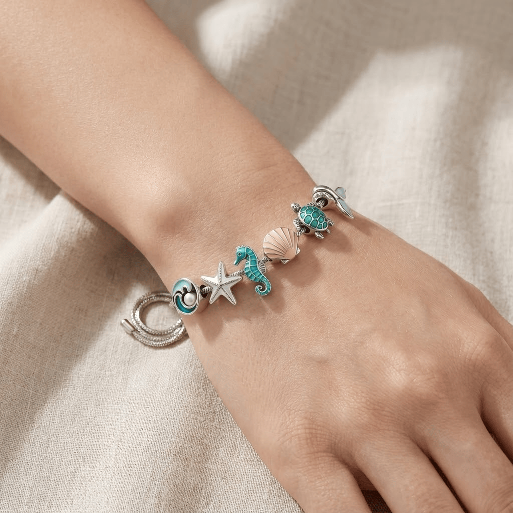 OCEAN Adjustable Charm Bracelet HTTT