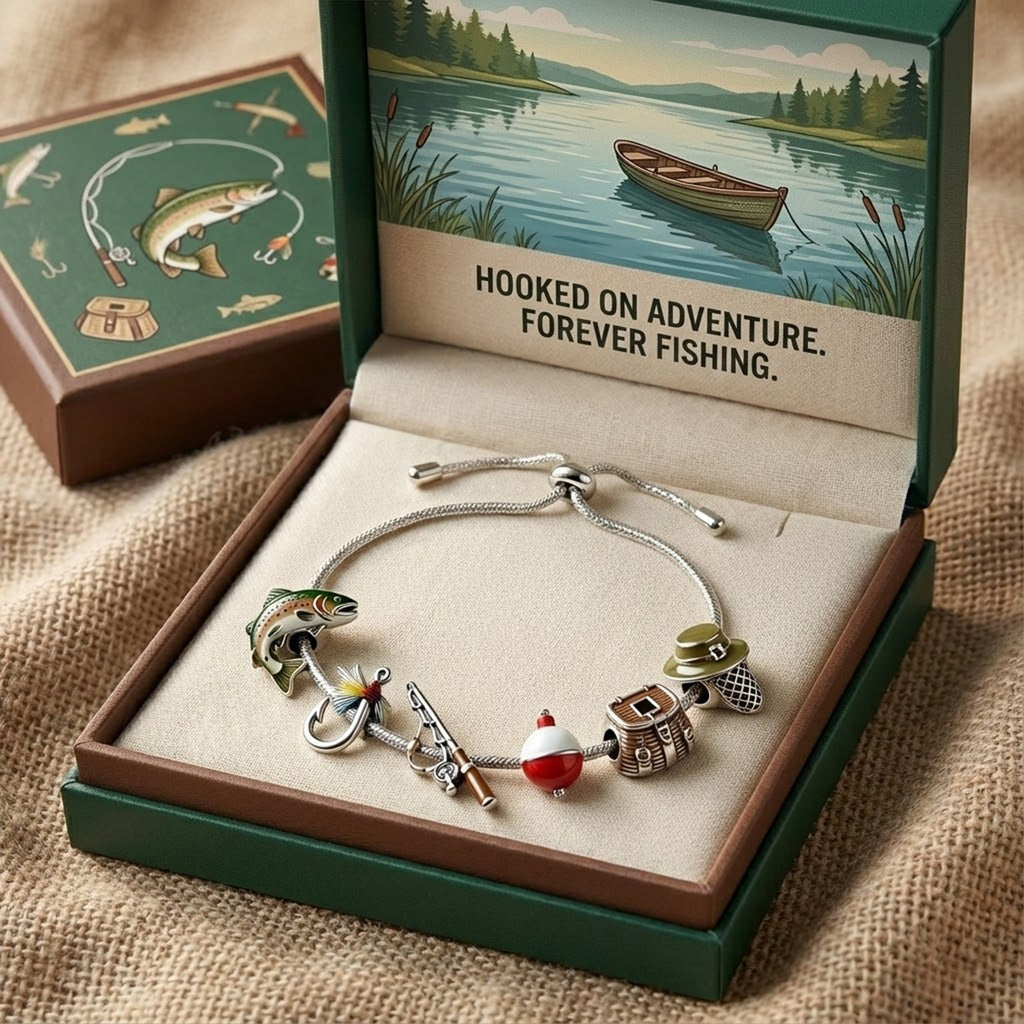 Fishing Adjustable Charm Bracelet HTTT