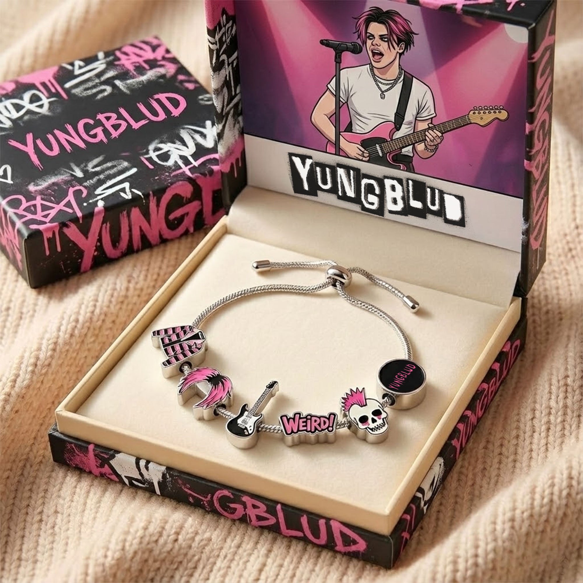 YBD Adjustable Charm Bracelet HTTT