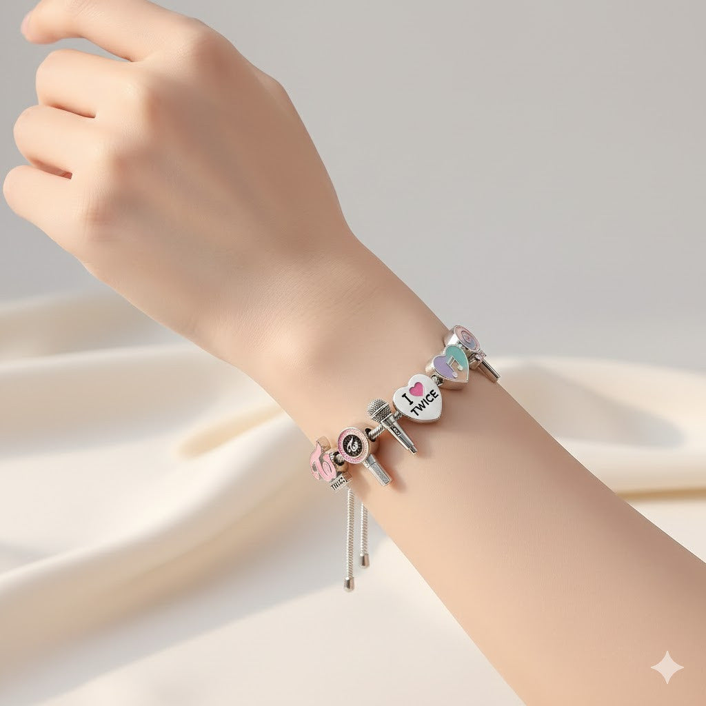 TWICE Adjustable Charm Bracelet PDL