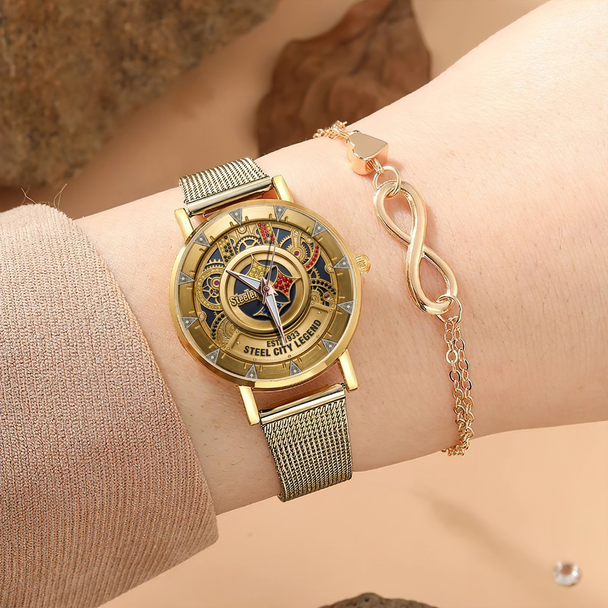 PBS Stainless Steel Watch LNTH