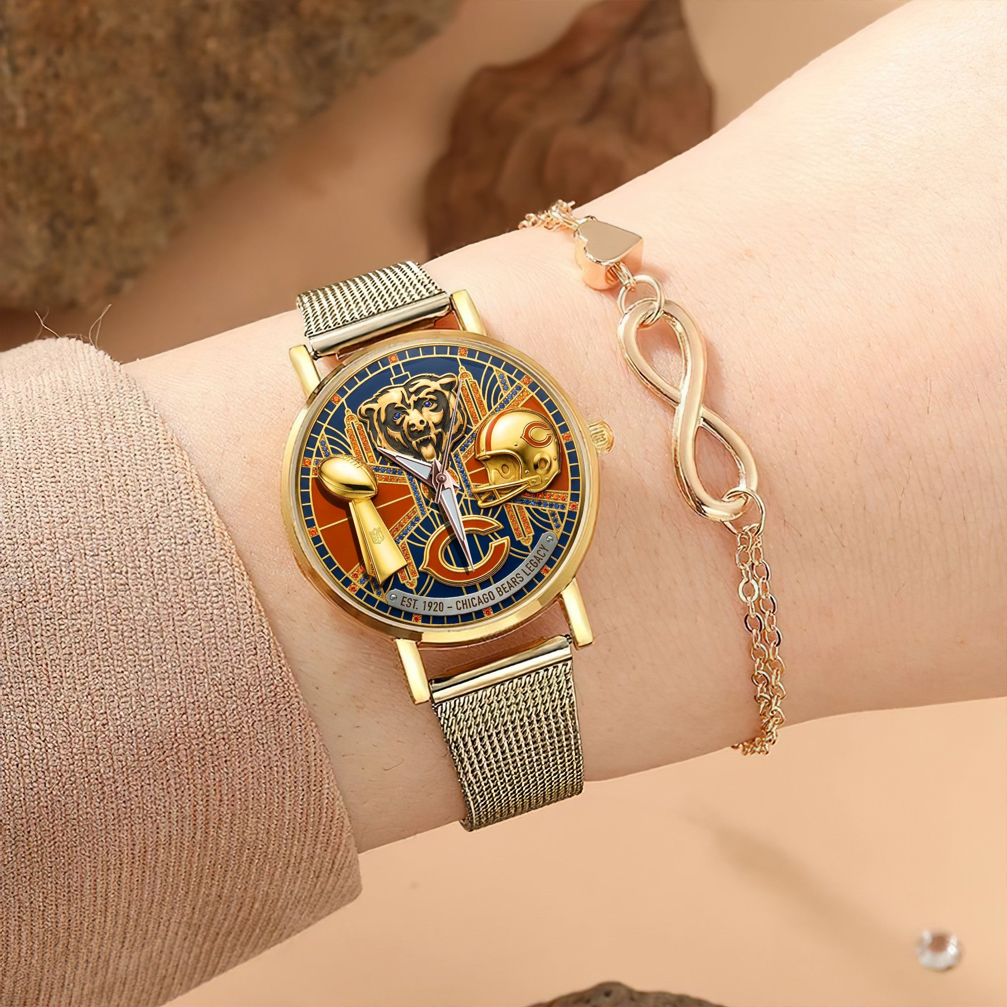 CCB Stainless Steel Watch LNTH