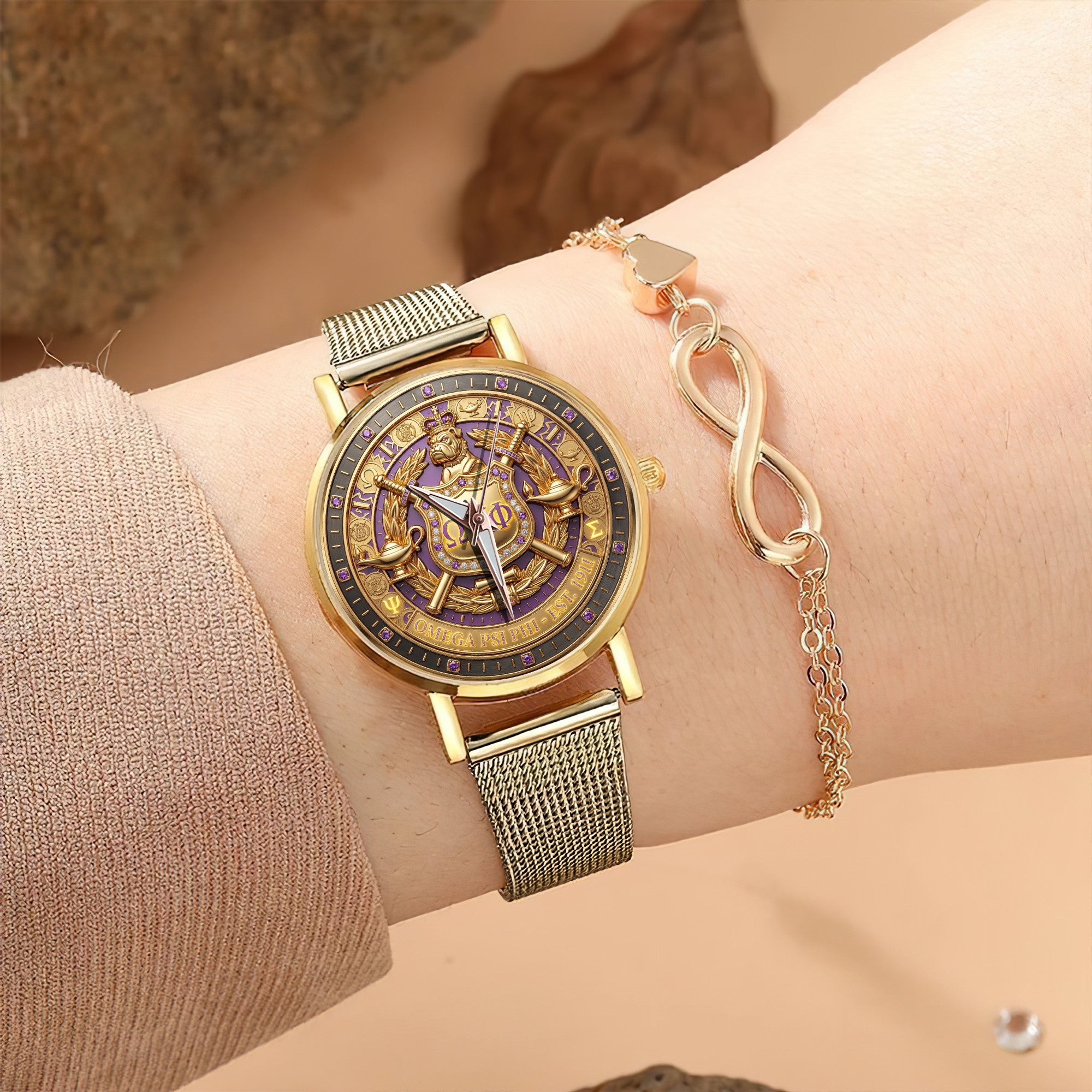OMPP Stainless Steel Watch LNTH