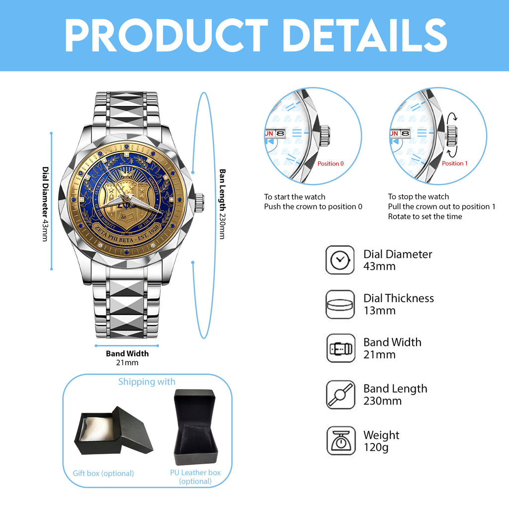 ZPB Stainless Steel Watch LNTH