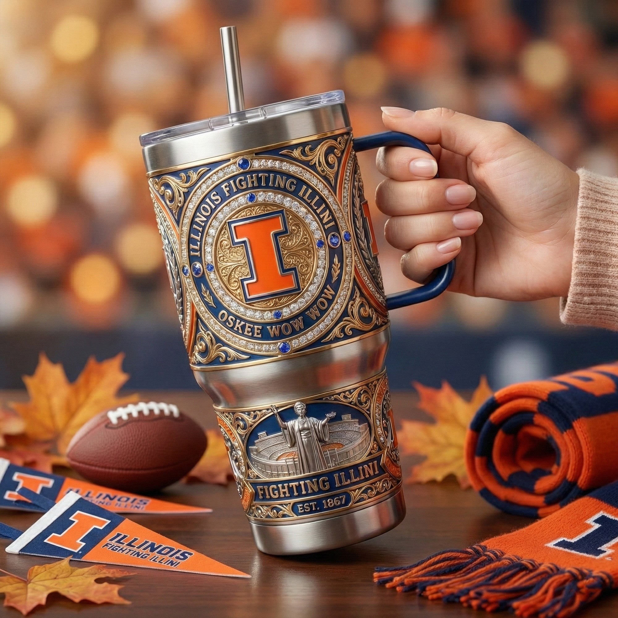 IFI 40oz Tumbler With Handle LNTH