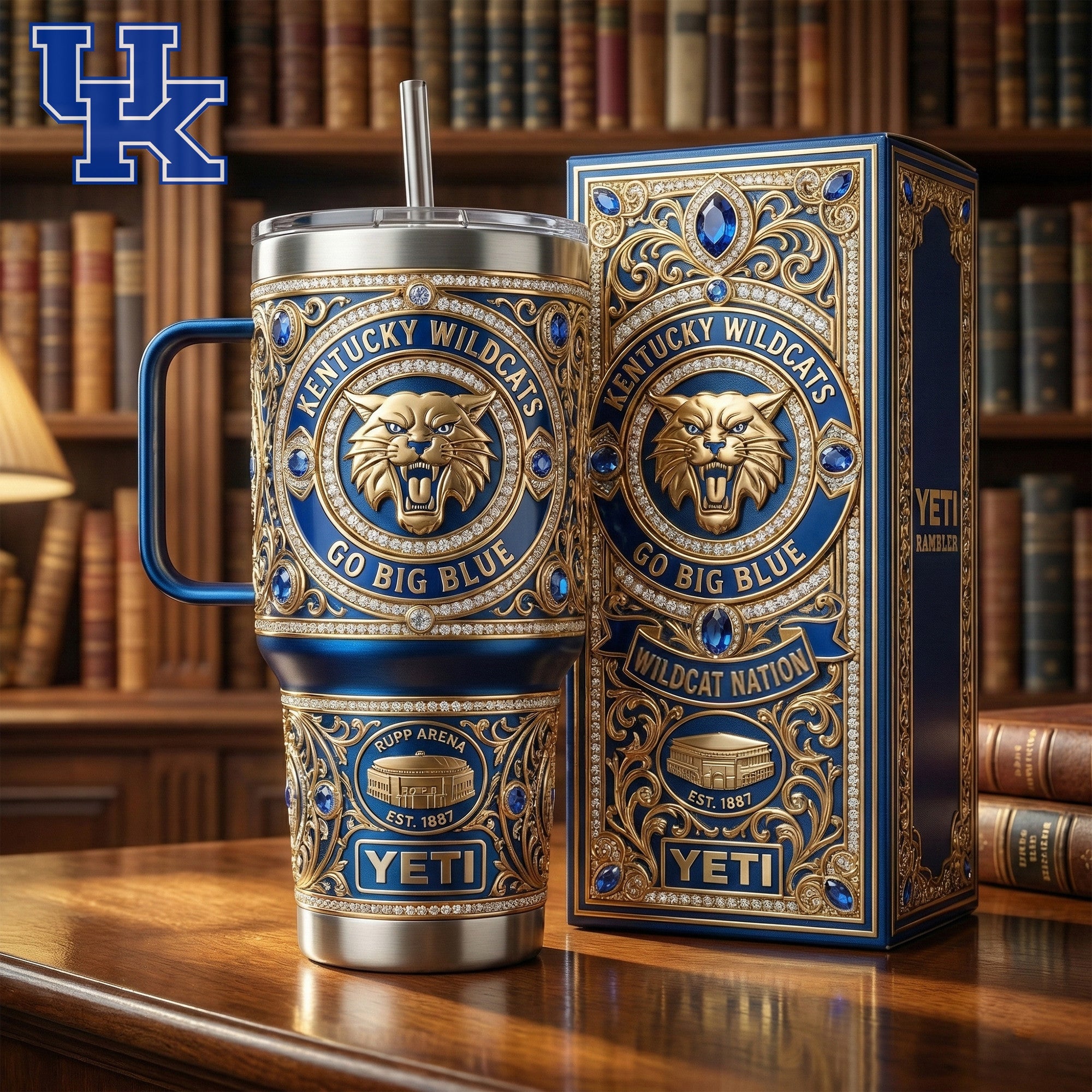 KWBK 40oz Tumbler With Handle LNTH