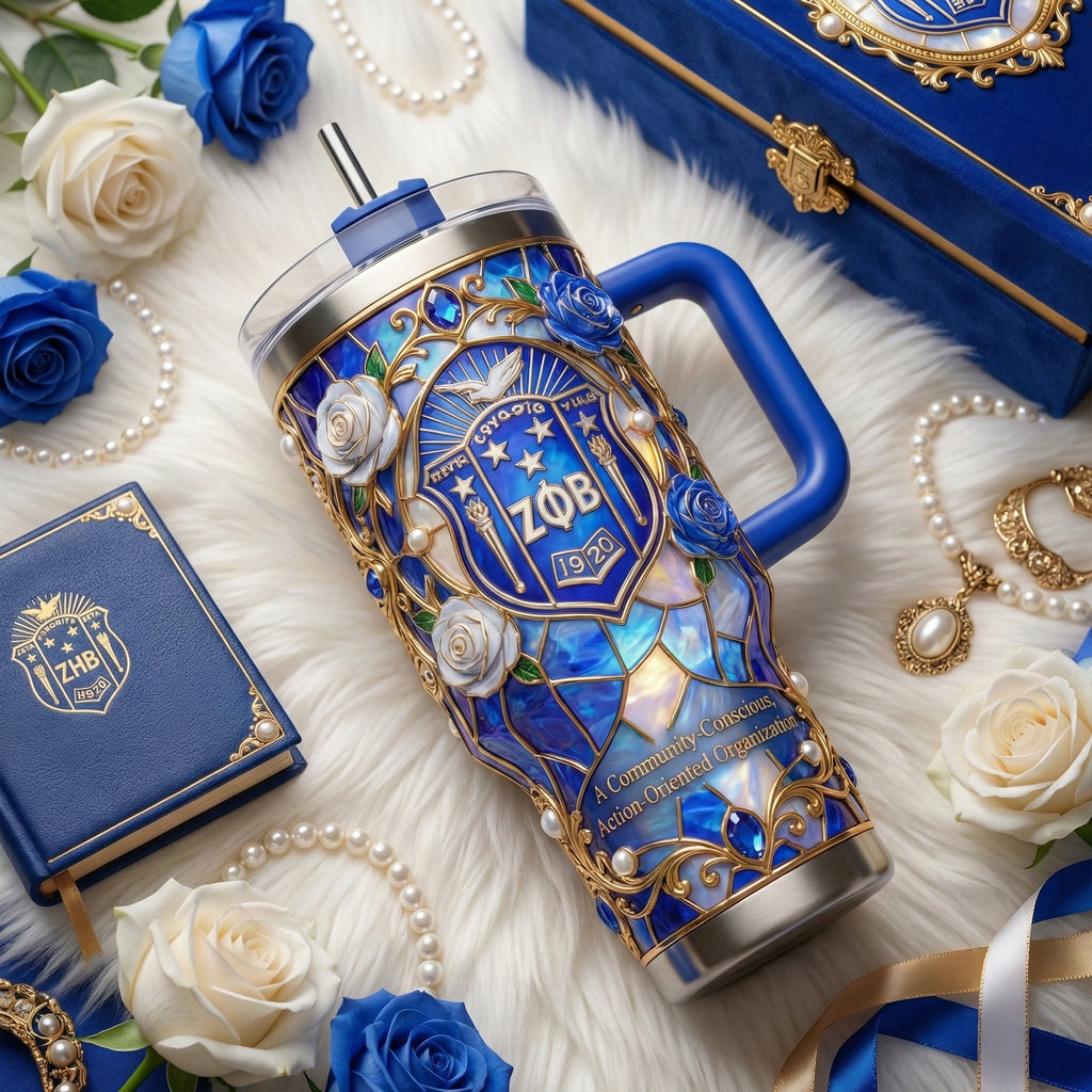 ZPB 40oz Tumbler With Handle DAT